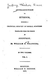 Tapa de Introduction to Ethics: Including a Critical Survey of Moral Systems