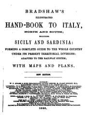 Tapa de Bradshaw's illustrated hand-book to Italy