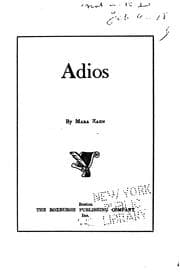Tapa de Adios