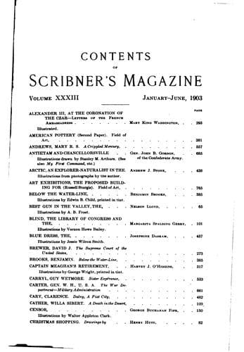 Tapa de Scribner's Magazine