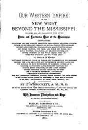 Tapa de Our Western Empire: Or, The New West Beyond the Mississippi: the Latest and Most Comprehensive ..