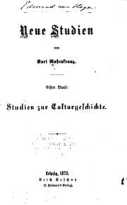 Tapa de Neue Studien