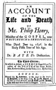 Tapa de An Account of the Life and Death of Mr. Philip Henry, Minister of the Gospel, Near Whitchurch in ..