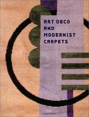 Tapa de Art Deco and Modernist Carpets