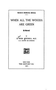 Tapa de When All the Woods are Green: A Novel