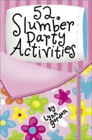 Tapa de 52 Slumber Party Activities