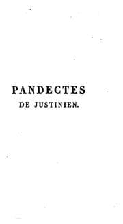 Tapa de Pandectae Justinianeae, in novum ordinem digestae: cum legibus Codicis et Novellis, quae jus ..