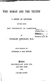 Tapa de The Roman and the Teuton: A Series of Lectures Delivered Before the ...