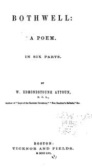 Tapa de Bothwell: A Poem in Six Parts