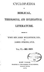 Tapa de Cyclopaedia of Biblical, Theological, and Ecclesiastical Literature
