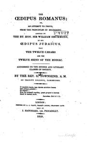 Tapa de The Oedipus Romanus; Or, An Attempt to Prove, from the Principles of ..