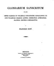Tapa de Glossarium sanscritum, in quo omnes radices et vocabula usitatissima ..