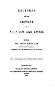 Tapa de Lectures on the History of Abraham and Jacob