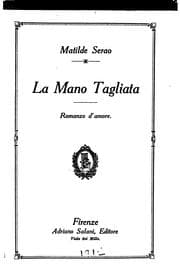 Tapa de La mano tagliata: romanzo d'amore