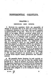 Tapa de A Treatise on the Differential Calculus