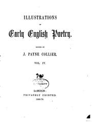 Tapa de Illustrations of Early English Poetry