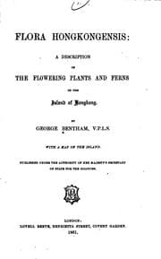 Tapa de Flora Hongkongensis: A Description of the Flowering Plants and Ferns of the Island of Hongkong