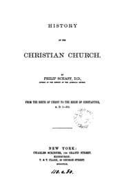 Tapa de History of the Christian Church. A.D. 1-311