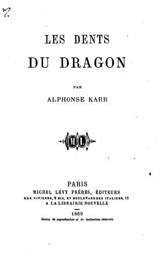 Tapa de Les dents du dragon