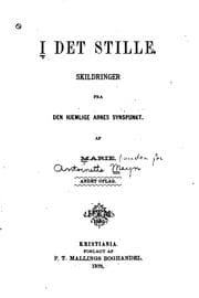 Tapa de I det stille: skildringer fra den hjemlige arnes synspunkt