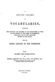 Tapa de A Volume of Vocabularies: Illustrating the Condition and Manners of Our ..
