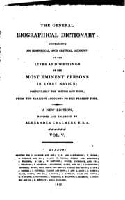 Tapa de The General Biographical Dictionary: Containing an Historical and Critical Account of the Lives ..