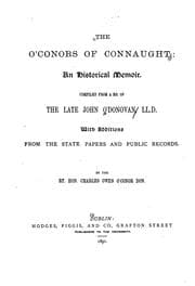 Tapa de The O'Conors of Connaught: An Historical Memoir.