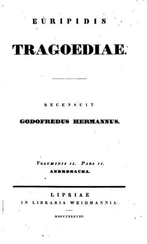 Tapa de Euripidis Tragoediae