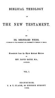 Tapa de Biblical Theology of the New Testament