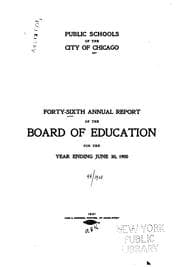 Tapa de Annual Report of the Superintendent of Schools