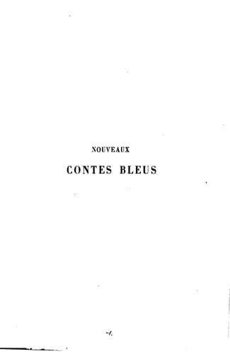 Tapa de Nouveaux contes bleus