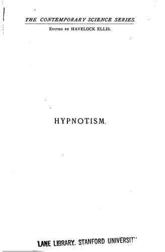 Tapa de Hypnotism