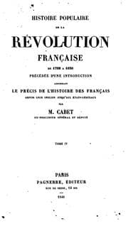 Tapa de Histoire populaire de la révolution française de 1789 à 1830