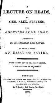 Tapa de A Lecture on Heads