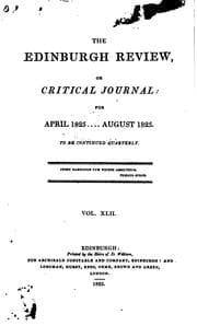 Tapa de The Edinburgh Review: Or Critical Journal