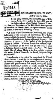 Tapa de A View of the Evidence of Christianity: And of the Inspiration of the Scripture of the Old and ..