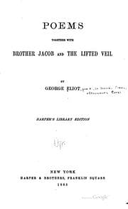 Tapa de Poems: Together with Brother Jacob and The Lifted Veil