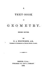 Tapa de A Text-book of Geometry