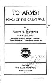 Tapa de To Arms!: Songs of the Great War