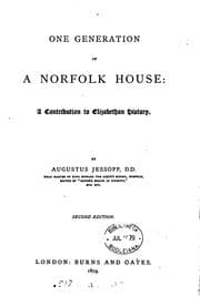 Tapa de One generation of a Norfolk house