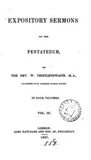 Tapa de EXPOSITORY SERMONS ON THE PENTATEUCH