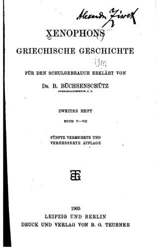 Tapa de Griechische Geschichte