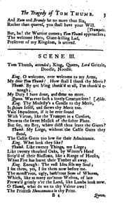 Tapa de Tom Thumb: A Tragedy, as it is Acted at the Theatre in the Hay-market