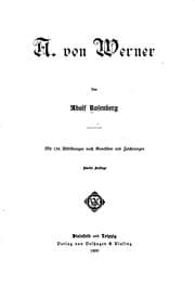 Tapa de A. Von Werner