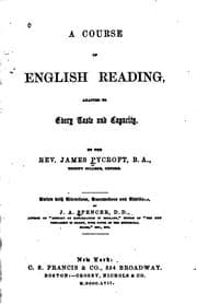 Tapa de A Course of English Reading: Adapted to Every Taste and Capacity