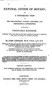 Tapa de A Natural System of Botany, Or, A Systematic View of the Organization ..