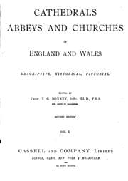 Tapa de Cathedrals, Abbeys, and Churches of England and Wales: Descriptive ..