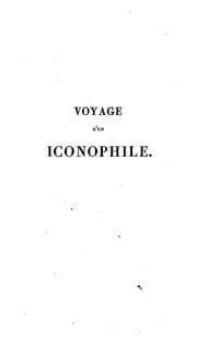 Tapa de Voyage du̕n iconophile: Revue des principaux cabinets de̕stampes, bibliothèques et musées ..