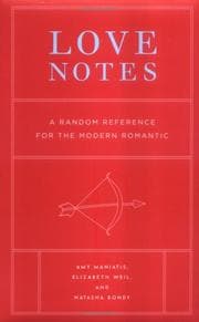 Tapa de Love notes