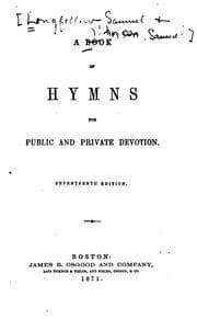 Tapa de A Book of Hymns for Public and Private Devotion